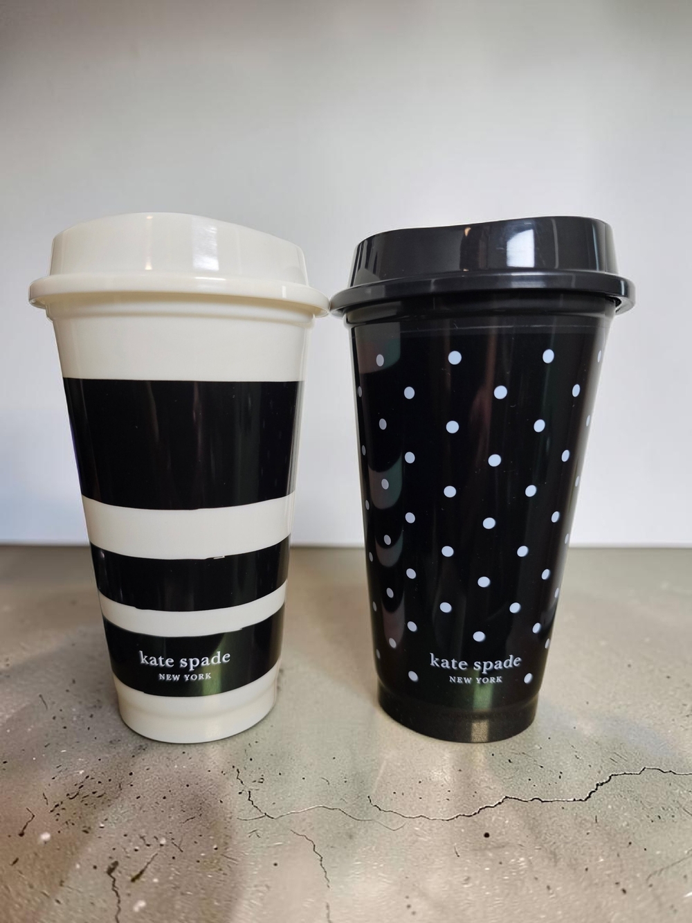 Kate Spade Plastic Travel Mug Bundle | Set Of 2